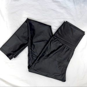 Polyester “ leather “ leggings